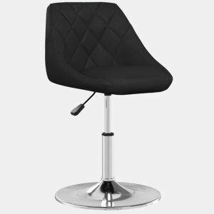 vidaXL Banco de bar couro artificial preto
