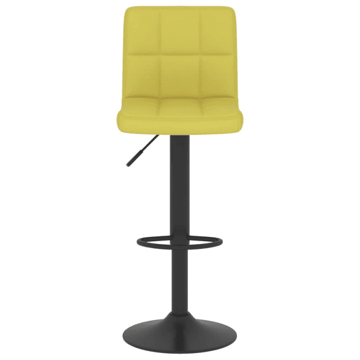 vidaXL Bancos de bar 2 pcs tecido verde vidaXL Bancos de bar 2 pcs tecido verde