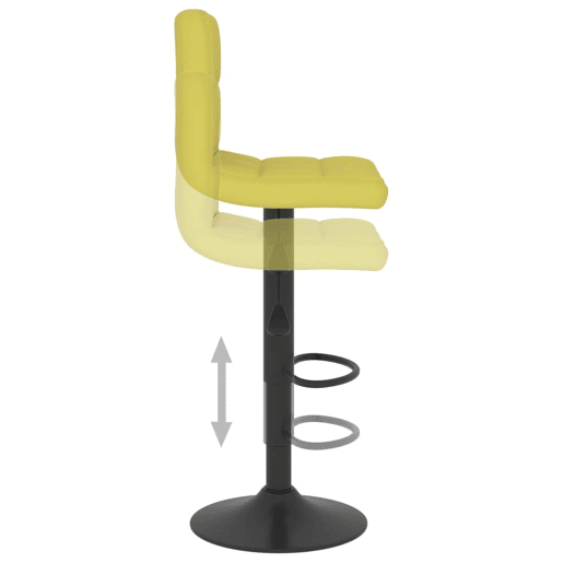 vidaXL Bancos de bar 2 pcs tecido verde vidaXL Bancos de bar 2 pcs tecido verde