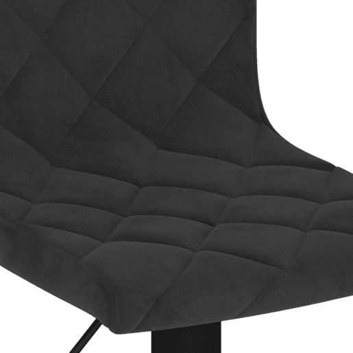 vidaXL Bancos de bar 2 pcs veludo preto