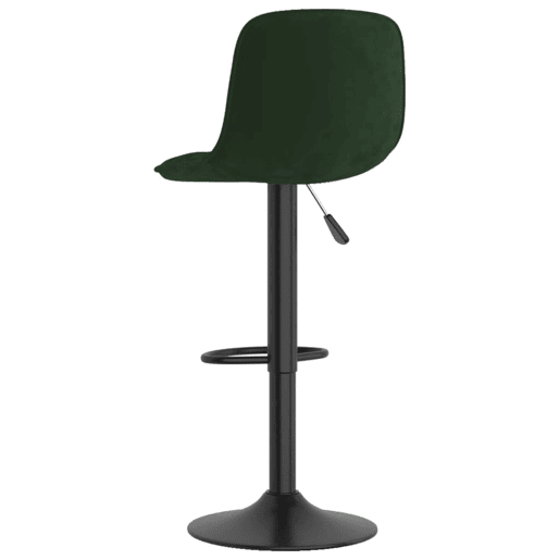 vidaXL Bancos de bar 2 pcs veludo verde-escuro vidaXL Bancos de bar 2 pcs veludo verde-escuro