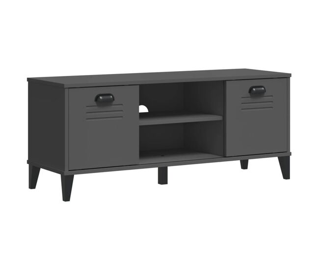 Vidaxl banco zapatero viken madera ingeniería antracita 106x35x45 cm