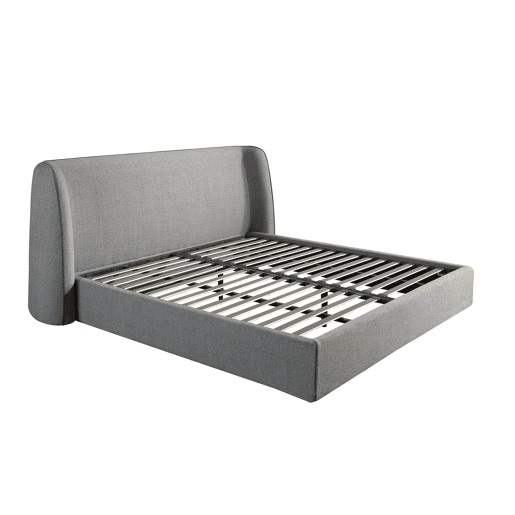 ANGEL CERDA Cama em tecido design atual