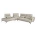 ANGEL CERDA Sofá chaise longue derecha piel arena ANGEL CERDA Sofá chaise longue derecha piel arena Arena