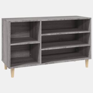 vidaXL Sapateira 102x36x60 cm derivados de madeira sonoma cinza
