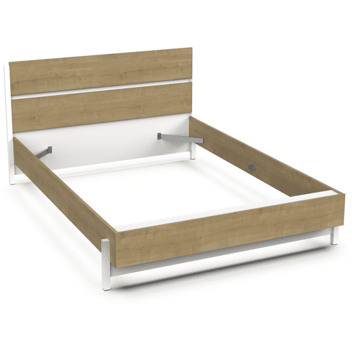 Cama de casal retrátil Craft - Madeira - 140 x 200 cm - Castanho