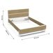 Cama doble extraíble "Craft" - Madera 151x205 Cama doble extraíble "Craft" - Madera 151x205 Marrón