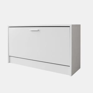 vidaXL Banco sapateira 80x24x45 cm branco