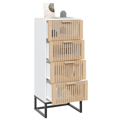 vidaXL Aparador alto 40x30x95 derivados de madeira branco vidaXL Aparador alto 40x30x95 derivados de madeira branco