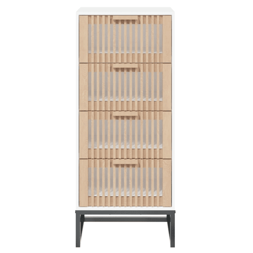 vidaXL Aparador alto 40x30x95 derivados de madeira branco vidaXL Aparador alto 40x30x95 derivados de madeira branco