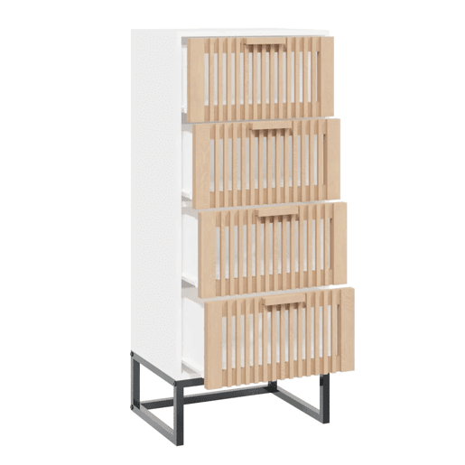 vidaXL Aparador alto 40x30x95 derivados de madeira branco vidaXL Aparador alto 40x30x95 derivados de madeira branco
