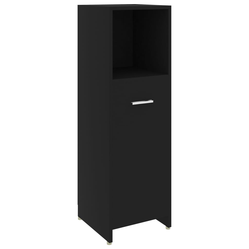 Armario De Baño 30 Negro