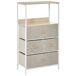 Cajonera de Tela Lino, Metal HOMCOM Cajonera de Tela Lino, Metal HOMCOM Gris