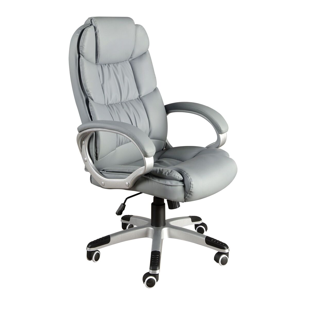 ANGEL CERDA Silla oficina giratoria polipiel gris