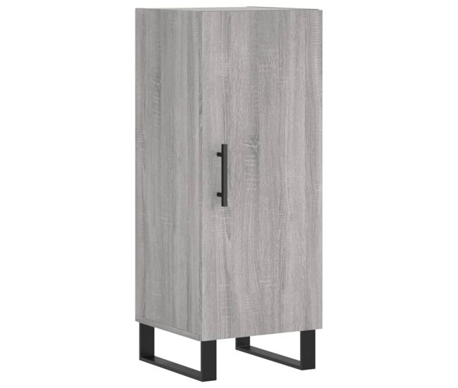 Vidaxl aparador madera de ingeniería gris sonoma 34,5x34x90 cm