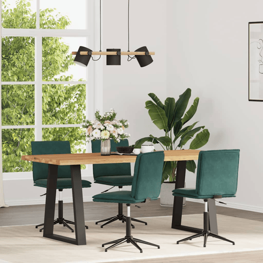 vidaXL Cadeiras de jantar 4 pcs veludo verde-escuro vidaXL Cadeiras de jantar 4 pcs veludo verde-escuro