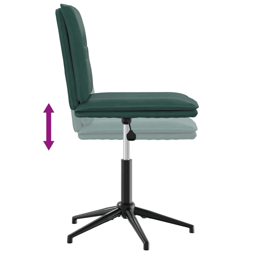 vidaXL Cadeiras de jantar 4 pcs veludo verde-escuro vidaXL Cadeiras de jantar 4 pcs veludo verde-escuro