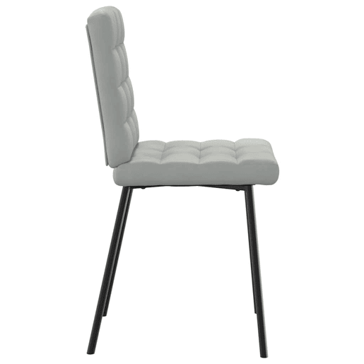 vidaXL Cadeiras de jantar 6 pcs veludo cinzento-claro vidaXL Cadeiras de jantar 6 pcs veludo cinzento-claro