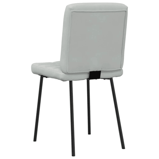 vidaXL Cadeiras de jantar 6 pcs veludo cinzento-claro vidaXL Cadeiras de jantar 6 pcs veludo cinzento-claro