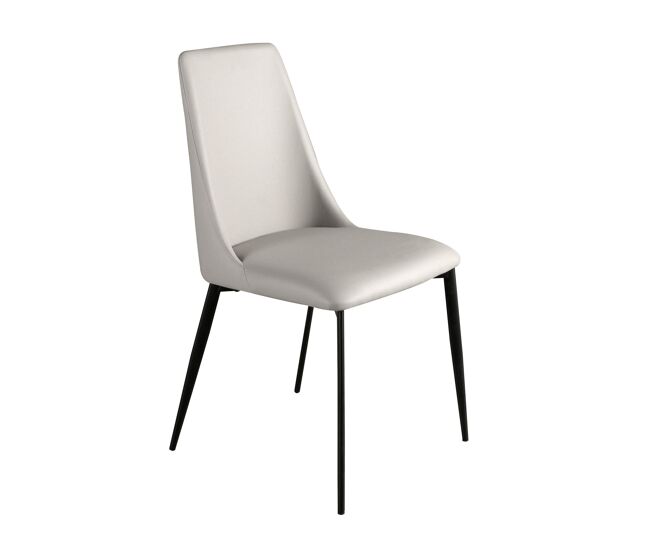 Angel cerda silla polipiel gris claro