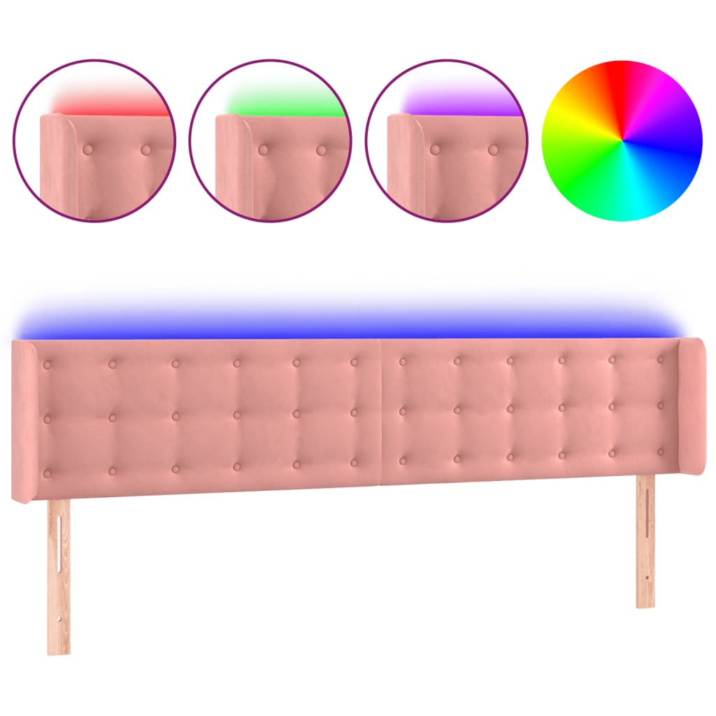 Cabecero Con Led 163 Rosa