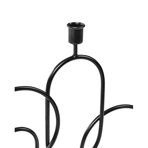 Candelabro COBH Metal 30 cm Preto