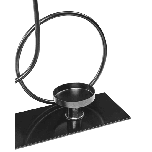 Candelabro COBH Metal 30 cm Preto