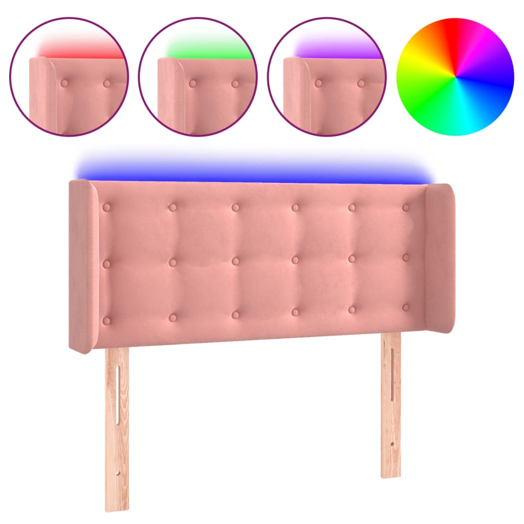 Cabecero Con Led 93 Rosa