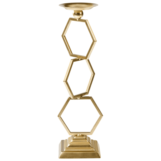 Candelabro ARDEE Metal 44 cm Dourado Candelabro ARDEE Metal 44 cm Dourado