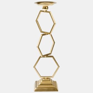 Candelabro ARDEE Metal 44 cm Dourado