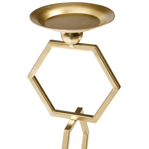 Candelabro ARDEE Metal 44 cm Dourado Candelabro ARDEE Metal 44 cm Dourado