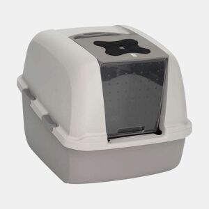 Caixa de Areia para Gatos Catit 46 x 55 x 45 cm Com tampa Jumbo Cinzento Plástico