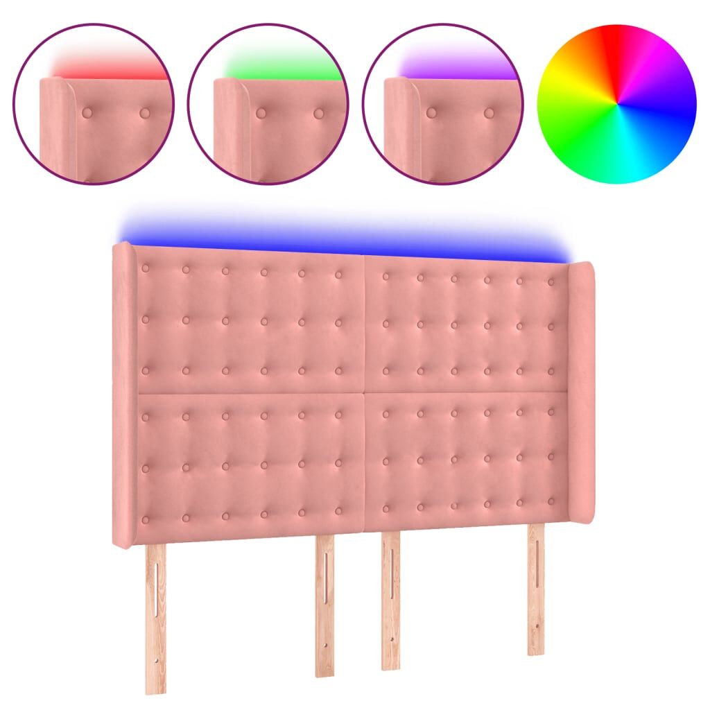 Cabecero Con Led 147 Rosa