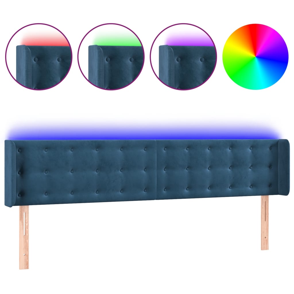 Cabecero Con Led 203 Azul