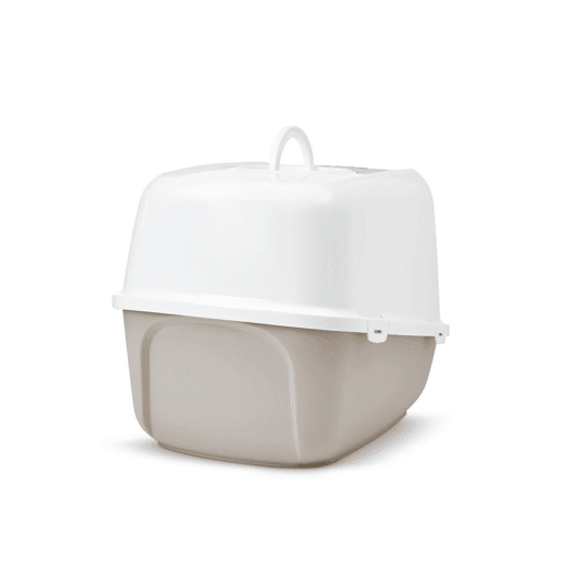 Caixa de Areia para Gatos Savic Branco Café Plástico 48,5 x 46,5 x 66,5 cm (11 Unidades)