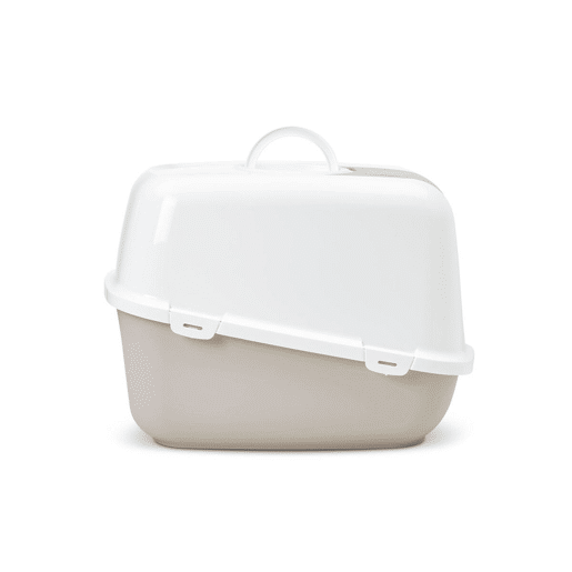 Caixa de Areia para Gatos Savic Branco Café Plástico 48,5 x 46,5 x 66,5 cm (11 Unidades)