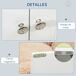 Comedero para Perros MDF, Acero Inoxidable PawHut Comedero para Perros MDF, Acero Inoxidable PawHut Blanco