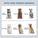 Comedero para Perros MDF, Acero Inoxidable PawHut Comedero para Perros MDF, Acero Inoxidable PawHut Blanco