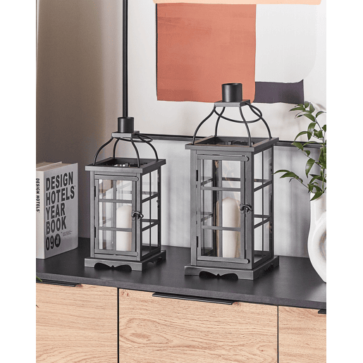 Lanterna CLARA Metal 42 cm Preto