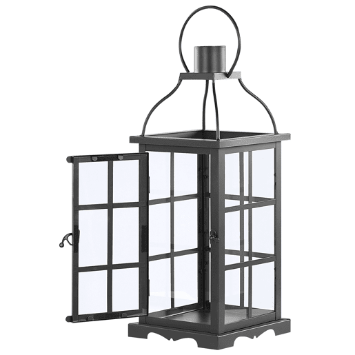 Lanterna CLARA Metal 42 cm Preto