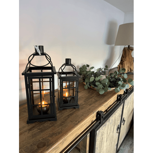 Lanterna CLARA Metal 42 cm Preto