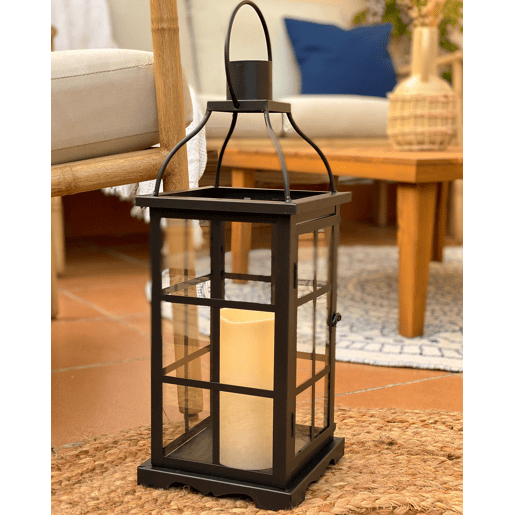 Lanterna CLARA Metal 42 cm Preto