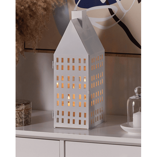 Lanterna DOLOK Metal 40 cm Branco