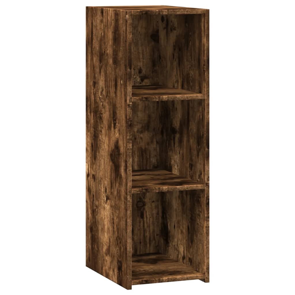 Vidaxl aparador de madera de ingeniería roble ahumado 30x41x93 cm