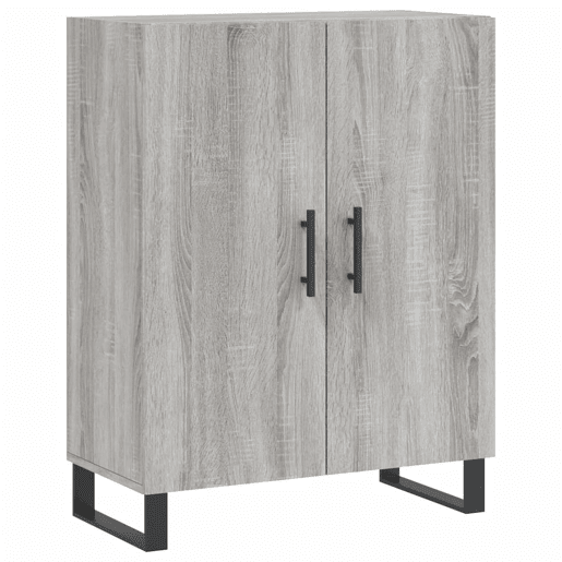 vidaXL Aparador 69,5x34x90 cm derivados de madeira cinzento sonoma vidaXL Aparador 69,5x34x90 cm derivados de madeira cinzento sonoma