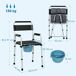 Silla con Inodoro Acero, Plástico HOMCOM, hogar - baño Silla con Inodoro Acero, Plástico HOMCOM, hogar - baño Negro