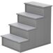 Escalera para Perro MDF, Poliéster PawHut Escalera para Perro MDF, Poliéster PawHut Gris