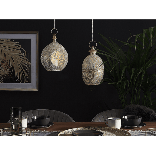 Lanterna LAESO Metal 33 cm Dourado