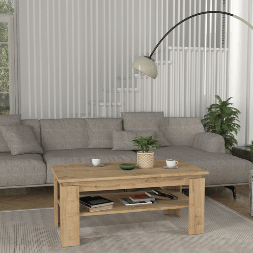Mesa de centro Krirdfjos 110x60x47 cm Carvalho safira en.casa