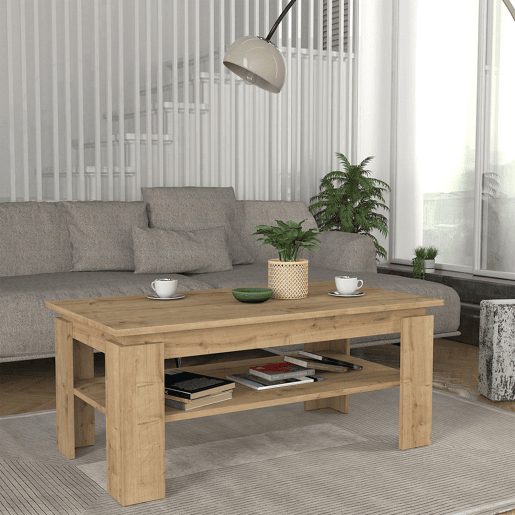 Mesa de centro Krirdfjos 110x60x47 cm Carvalho safira en.casa